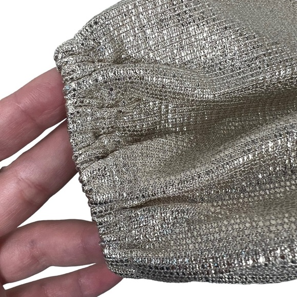 Lauren Ralph Lauren V-Neck Twist Front Layered Look Dress size 2 Gold and Black - Picture 9 of 9